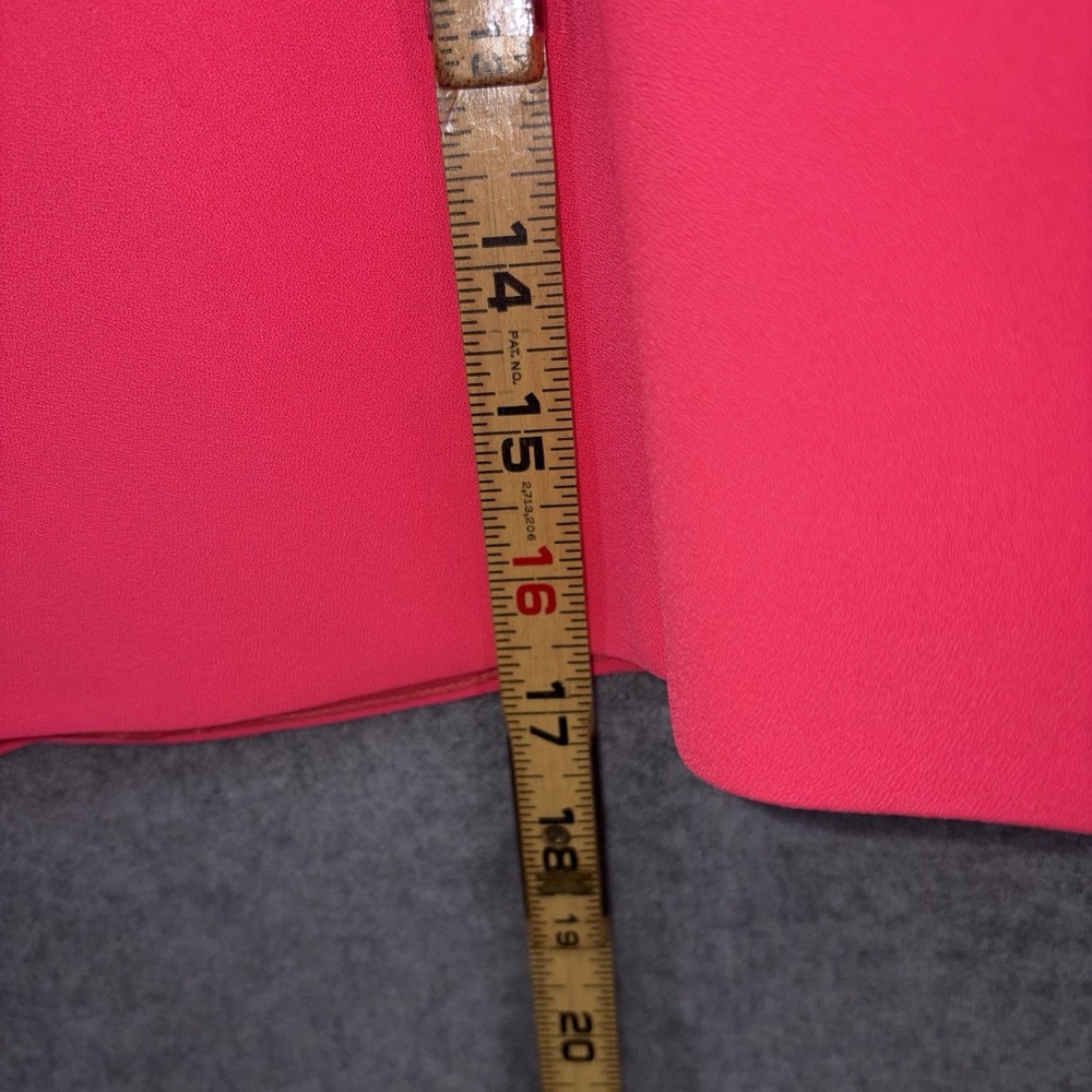 J.Crew B0314‎ Flared Mini Skirt Women's 6 Fluorescent Neon Pink New - Picture 6 of 10